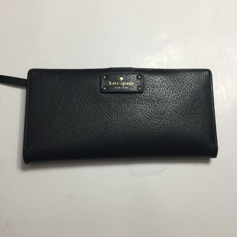 KATE SPADE LADIES BLACK LEATHER WALLET